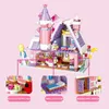 ブロック546pcs City Street View Mini Dream House Brick DIY組み立てモデルのビルディングToys Girl Giftsvaiduryb