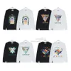 Casablancas Mens Graphic Sweats à capuche Designer Masao San Imprimer Sweatshirts Femmes Lâche Soie Casablacnca Manches Longues Vêtements Pour Hommes 133