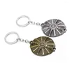 Keychains Game God Of War 4 Ghost Sparta Cratos Kratos Guardian Shield Alloy Metal Keychain Keyring Key Chain Accessories