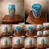 Vases Vibrant Style Vase Large Glass Flower Pot Handcrafted Italian Home Decor Unique Gift Idea Sturdy And Drop Delivery Home Garden H Ot96H