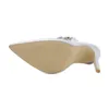 Scarpe eleganti Kcenid Grandi scarpe da donna in cristallo Décolleté in PVC trasparente Tacchi alti Sexy punta a punta Discoteca Prom Matrimonio femminile