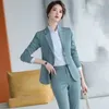 Damenanzüge 2024 Formelle Büro-Frauen-Zweireiher-Blazer und Jacken, weiblich, OL, traditionell, klassisch, langärmelig, Anzugjacke