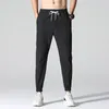 Men's Pants Nine-point Summer Thin Ice Silk Casual Trend Loose-fitting Sports Korean Quick-drying