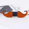 Fashion Vintage Red Rosewood Bow Ties Hollow Out Bowknot For Gentleman Wedding Wooden Bowtie