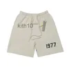 Designer Shorts 1977 Fear of Summer God Cotton Brand Ess Mens Shorts Pant Couples Joggers Pants Street Man Short Womens Streetwear Asian Size S-xl HXYA