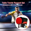 Table Tennis مضرب 2 مضارب 3 كرات Ping Pong مضرب Professional Professional Tennis Paddles مع حقيبة للمبتدئين لعبة التدريب 240123