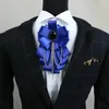 Gravatas borboletas homens mulheres casamento festa de negócios escritório trabalho liga corrente strass borlas gravata cravat fita gravata borboleta multi-camada gravata