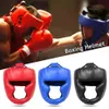 Casque de boxe Pu entièrement couvert enfants adultes Muay Thai entraînement Sparring casque de boxe équipement de gymnastique Taekwondo protège-tête 240122