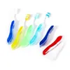 Cepillo de dientes Higiene Oral Portátil Desechable Plegable Viaje Camping Cepillo de dientes Senderismo Cepillo de dientes Herramientas de limpieza de dientes Cepillo de dientes plegable