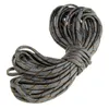 Keychains 7 Rope Paracord Parachute Resistant Camping Survival Color: Grey Camo Length: 15M