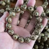 Strand Rattan Fragrant Wood Round Beads Small Leaf Buddha Bracelet Natural Vine Eagle Eye Random Delivery