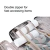 BAGSMART – trousse de maquillage et cosmétiques avec crochet de suspension, organisateur de voyage de toilette résistant à l'eau pour articles de toilette pleine taille 240124