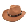 Beretten Volwassen Casual buitenshuis Zomer Cowboy Stro Cap Light Sunshade Jazz Beach Hoed Bruidsmeisje Cowgirl -hoeden