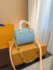 24SS Women's Luxury Handbag Designer Nano Mini Chain Pillow Bag (patent leather) Women's Handbag Crossbody Bag Shoulder Bag Solid Color Makeup Bag Wallet 16cm