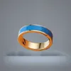 Designer Quality New High Steel Band anneaux Fashion Bijoux Men039s Simple Modern Ring Ladies Gift565773