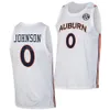 UOMINO DOMENE BASSAGGIO BASKEBALL AUBURN TIGERS MAGLIE 4 JOHNI BROOME 1 ADEN HOLLOWAY 12 JONES 0 KD JOHNSON 10 CHAD BAKER-MAZARA 2 JAYLIN WILLIAMS UNIVERSITY SHIRT