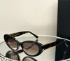 Óculos de sol de corrente preto/cinza lentes de fumaça feminino óculos de sol de luxo moda verão sunnies sonnenbrille proteção uv com caixa