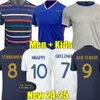 Mbappe 2024 camisas de futebol 24 25 benzema griezmann clube francês conjuntos completos pogba cup giroud kante maillot de foot equipe maillots kit infantil mulheres homens camisa de futebol