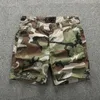 Shorts pour hommes 2023 Nouveaux shorts décontractés camouflage pour hommes Short cargo coupe ample avec 5 poches pour l'été short en jean short de basket-ball J240124