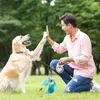 Porta sacchetti per cacca per abbigliamento per cani, per rifiuti portatili per animali domestici, con fascia elastica, include 1 rotolo di sacchetti a prova di perdite