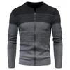 Men's Sweaters Cardigan Sweater Slim Fit Knitted Wool Men Zipper Casual Sweatercoats Male Knitwear Tops Outerwear