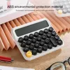 Calculators Calculator Large LED Screen Portable Energy Saving Mechanical Keyboard Candy Color Clear Printing Handheld Calculator Stationery