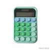Kalkulatory retro kalkulator kropka Mechaniczna klawiatura przenośna 10-cyfrowa wyświetlacz LCD Wyświetlacz Finansowy Moda biurowa prosta kalkulator