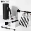 Makeup Brushes Ducare Makeup Brushes 11st Professional Makeup Brush Set Foundation Powder Blush Eyeshadow Eyebrow Blending Borstes With Holder Q240126