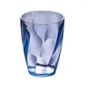 Tumblers akryl Dricksglasögon Unbreakable Plastic Wine Champagne Shatterproof Water Cup för bar 55kf