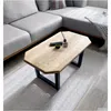 Meubles de salon Table basse en bois du milieu du siècle moderne fait à la main pour le salon avec pieds en forme de U livraison directe maison jardin Furni Otij4