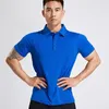 Men's Polos Mens Camisetas Quick Dry Breathable T-Shirt Fitness Short Sleeved Shirt Sweatshirt Gym Summer Men Clothing Casual TShirt