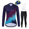 Heren Trainingspakken 2021 Winter Fietskleding Lange Seve Jersey Dames Pro Team Warme Jas Set MTB Kleding Thermisch feceH24126