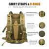 27L sac à dos tactique militaire 900D Oxford sacs imperméables en plein air Molle Camping sac à dos sac de randonnée sacs d'escalade sac de chasse 240123