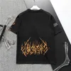 Nouveaux hommes D'été Lâche T-shirt Mode Tendance Pur Coton Manches Courtes De Luxe Lettre Graffiti Motif T-shirt M-3XL