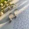Boucles d'oreilles clous Valley Lily, inscription anglaise, sonnets tombés, imitation perle, un bouton floral qui n'a pas encore fleuri