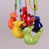 Creative Water Bird Whistle Ceramic Peafowl Magpie Whistles Children Cartoon Animal-Whistles Retro Ceramics Craft Home Decoration T9I002565