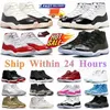 Mit Box XI Basketballschuhe Herren Damen VVI DMP Gratitude Neapolitan Cherry Cool Grey Cap and Gown Bred Herren XI Trainer Sport Sneakers Ogmine für guten Preis 36-47