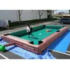 8x5m Playhouse 9x6m Outdoor lub Hal Giant Inflatible Snooker Football Bilard Table Bilard Human Soccer Bilards Sports Foll