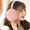 Berets Outdoor Ear Warmer Cold Protection Winter Warm Soft Plush Earmuffs Foldable Earflaps Faux Fur Ear-Muffs