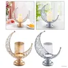 2PCS Candle Holders Księżyc Księżyc świecznik.