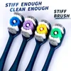 Brosse à dents Brosse à dents à poils durs pour homme avec 6 paquets indépendants Une brosse à dents très dure pour adulte Nettoyez soigneusement vos dents