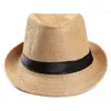 Breite Krempe Hüte Eimer Hüte Sonnenhut Frauen Männer Mode Sommer Casual Trendy Strand Sonne Strohhut Cowboy Fedora Hut Gangster Kappe Sonnenhut Kleiner Hut Sonnenschutz 240125