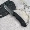 Mini coltello tascabile da collo campeggio esterno EDC sopravvivenza coltelli da frutta portatili coltello portachiavi autodifesa strumento di utilità coltelli da salvataggio