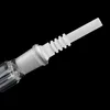 Glassvape666 Smoking Pipe Accessory CE013 Ceramic Nail Clip Glass Water Bongs Hand Pipes 10mm/14mm/18mm Dabber Tip