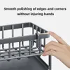 Kitchen Sink Holder Storage Rack Thickened Stainless Steel for Towel Sponge Holder Drain Rack Basket Organizers Bathroom Shelves 240122