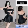 Casual Dresses Sexy Fashion 2024 Solid Colour Lingerie Elegant Mature Gentle Charm Dress Uniform Short Skirt Princess 2290