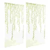 Curtain Transparent Curtains Window Tulle Green Shower Decorate Sheer Screen Voile Boho