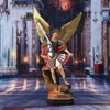 Saint Michael Staty Harts Angel Sculpture Decoration Archangel besegrade Lucifer Tramples Demon figur 240122