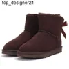 Neue 24ss Australie Australia Boots Plateaustiefel Damen Tasman Classic Ultra Mini Warm Tazz Winter Bailey Bow Half Snow Full Fur Fluffy Furry Ankle Booties