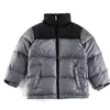 어린이의 어린이 다운 코트 NF 디자이너 겨울 재킷 소년 소녀 야외 다운 두건 따뜻한 파카 블랙 복스 재킷 인쇄 의류 아웃복 윈드 브레이커 110-170